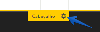 Configurações de cabeçalho